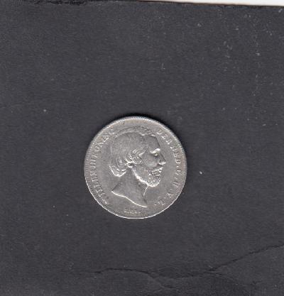 Beschrijving: 1/2 Gulden WILLEM III